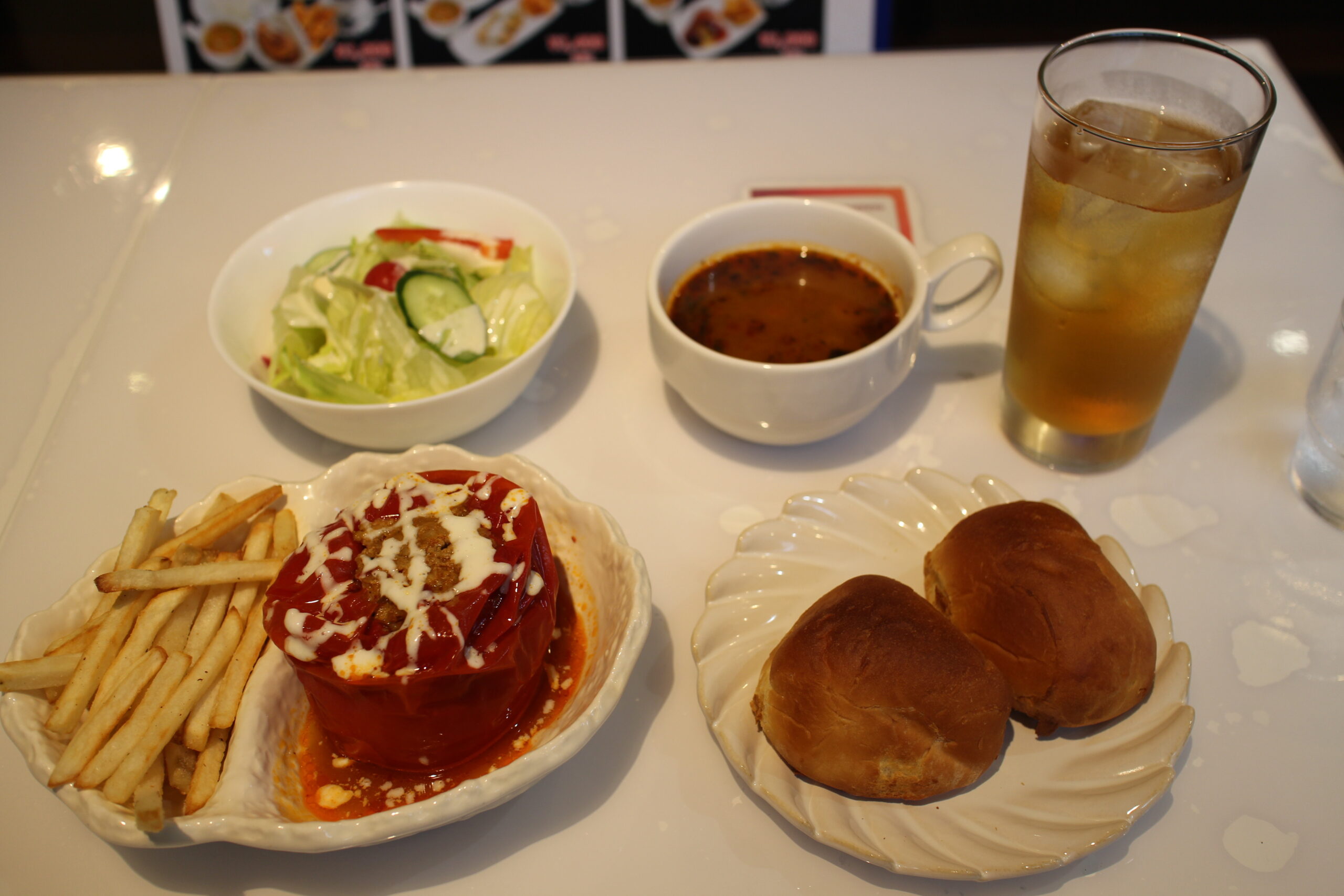パプリカの肉詰めセット一式