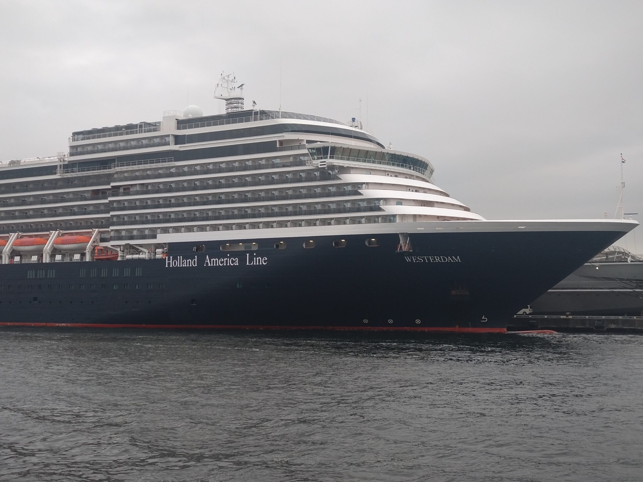 横浜港のクルーズ船